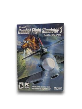 SEALED Microsoft Combat Flight Simulator 3 Batle For Europe PC Game Tactical Air